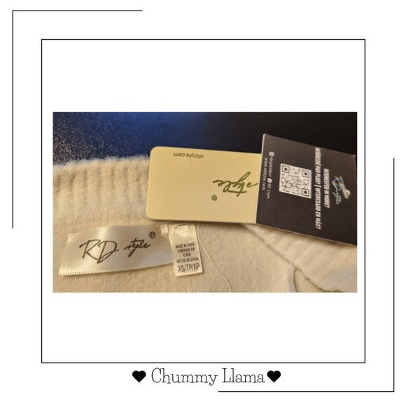 RD Style Aztec Print V-Neck Sweater – Cozy Knit, Size XS - Picture 3 of 4